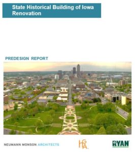 State Historical Building Renovation Predesign Report Cover