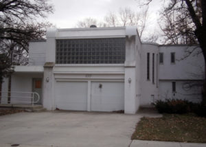 The William Egloff House in Mason City was damaged in a flood and in danger of demolition