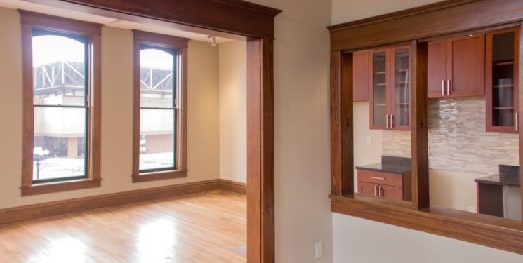 2016 Preservation at its Best, Small Commercial winner: Walden Block.  Interior view, second floor apartment after rehabilitation.